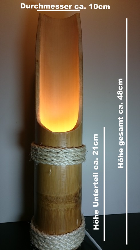Bambus Lampe "fēngqì"